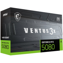 MSI VENTUS GeForce RTX 5080 16G 3X OC NVIDIA 16 GB GDDR7