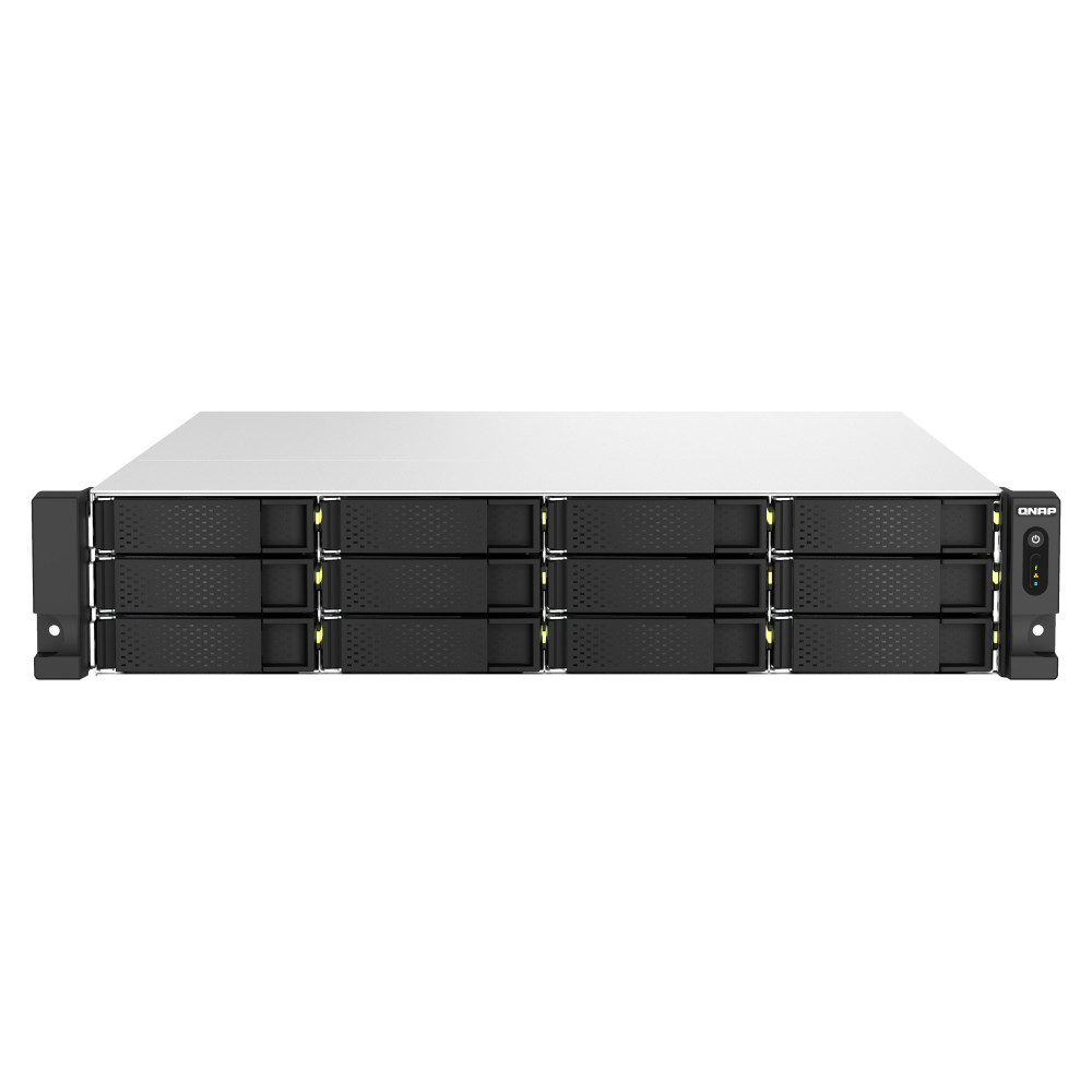 QNAP TS-H1887XU-RP NAS Armadio (2U) Intel Xeon E E-2336 32 GB DDR4 0 TB QuTS hero Nero, Bianco