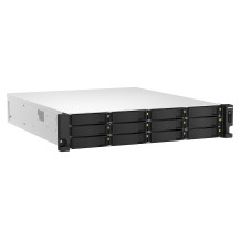 QNAP TS-H1887XU-RP NAS Armadio (2U) Intel Xeon E E-2336 32 GB DDR4 0 TB QuTS hero Nero, Bianco