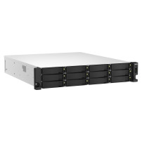 QNAP TS-H1887XU-RP NAS Armadio (2U) Intel Xeon E E-2336 32 GB DDR4 0 TB QuTS hero Nero, Bianco