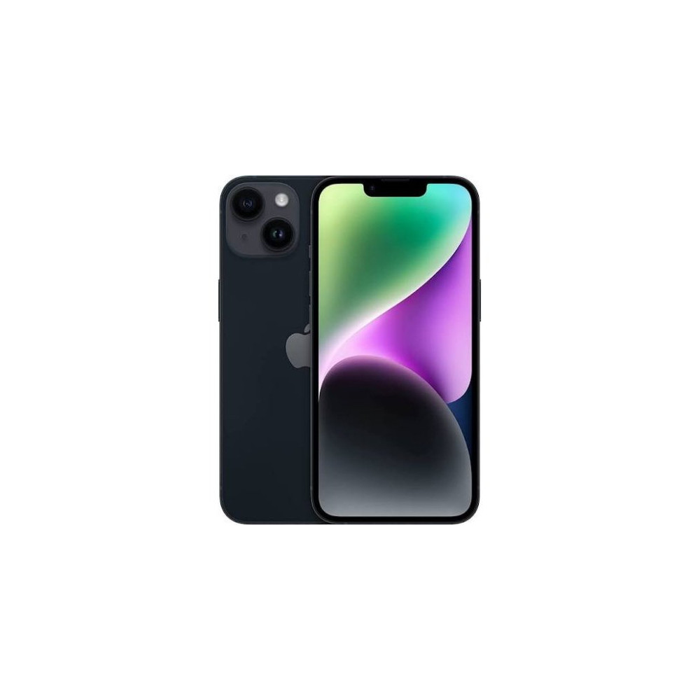 APPLE iPHONE 14 128GB MIDNIGHT RICONDIZIONATO GRADO A CON CARICABATTERIE E CAVO 1 ANNO DI GARANZIA