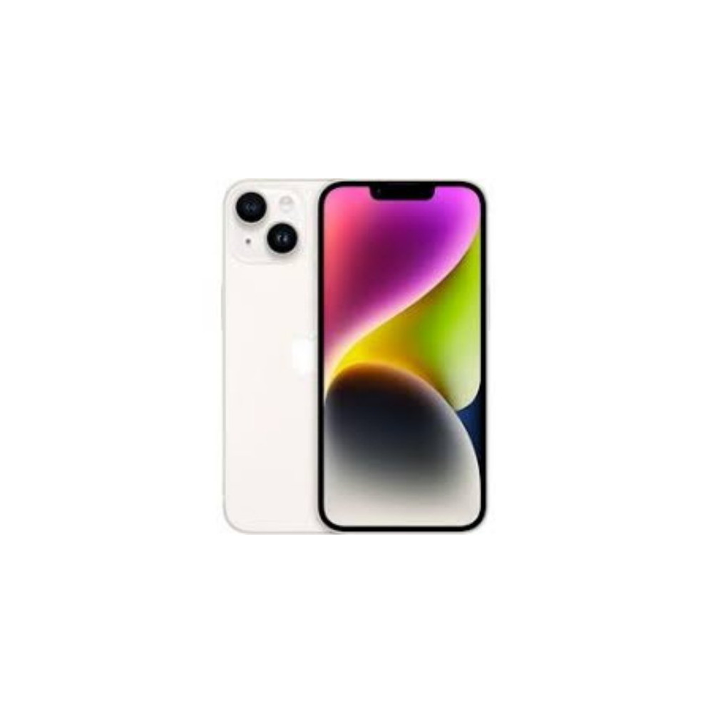 APPLE iPHONE 14 128GB STARLIGHT RICONDIZIONATO GRADO A CON CARICABATTERIE E CAVO 1 ANNO DI GARANZIA