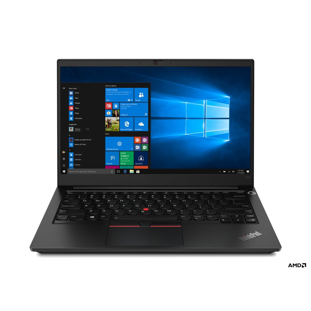 LENOVO THINKPAD E14 14" AMD RYZEN 5 5500U 2.1GHz RAM 8GB-SSD 256GB M.2 NVMe-WIN 10 PROF BLACK (20Y7003QIX)