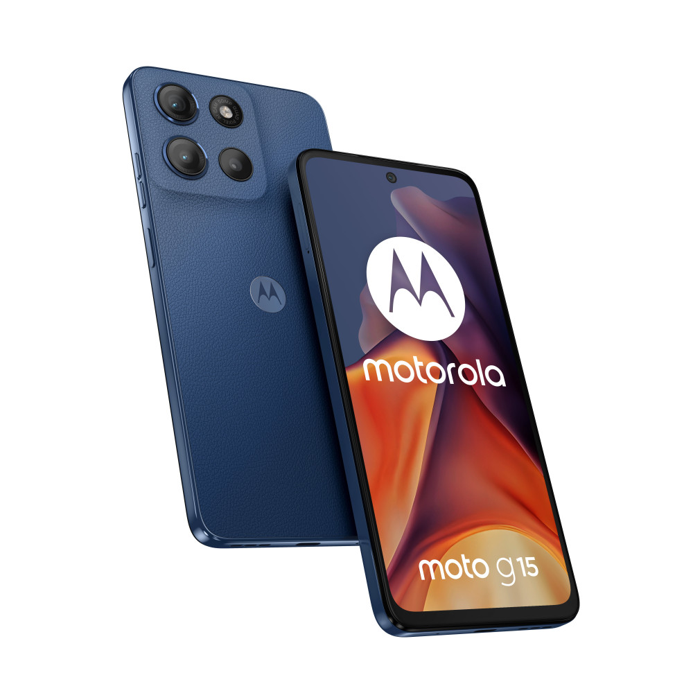 MOTOROLA MOTO G15 DUAL SIM 6.72" OCTA CORE 256GB RAM 8GB 4G LTE ITALIA SEA BLUE