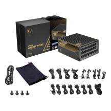 MSI MEG Ai1600T PCIE5 alimentatore per computer 1600 W 24-pin ATX ATX Nero