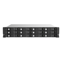 QNAP TL-R1220Sep-RP Box esterno HDD/SSD Nero, Grigio 2.5/3.5"