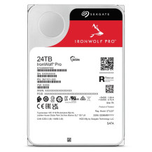 Seagate IronWolf Pro ST24000NT002 disco rigido interno 24 TB 7200 Giri/min 512 MB 3.5" Serial ATA III