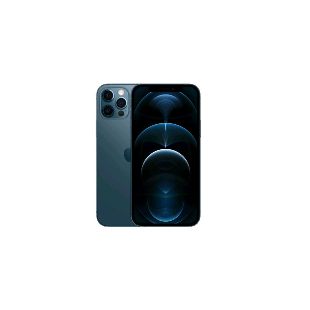 APPLE iPHONE 12 PRO 256GB PACIFIC BLU BLUE RICONDIZIONATO GRADO A CON CARICABATTERIE E CAVO 1 ANNO DI GARANZIA