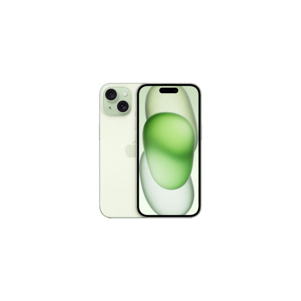 APPLE iPHONE 15 256GB GREEN RICONDIZIONATO GRADO A CON CARICABATTERIE E CAVO 1 ANNO DI GARANZIA