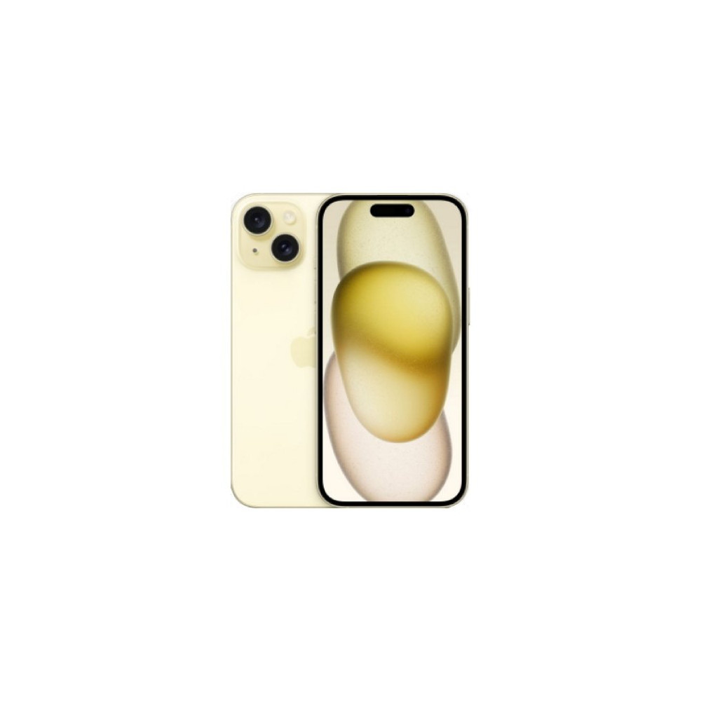 APPLE iPHONE 15 256GB YELLOW RICONDIZIONATO GRADO A CON CARICABATTERIE E CAVO 1 ANNO DI GARANZIA