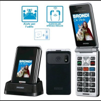 BRONDI AMICO SUPER TV DUAL SIM 4G 2.8" CLAMSHELL PER ANZIANI FLI ATTIVO TASTO SOS CONTROLLO REMOTO PER LA GESTIONE A DISTANZA DE