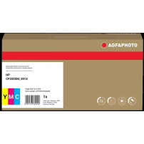compatibile con HP 201X  Agfa Photo Multipack ciano / magenta / giallo