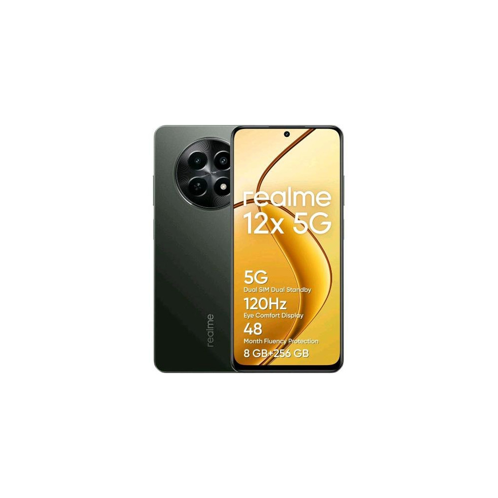 REALME 12X 5G DUAL SIM 6.67" OCTA CORE 256GB RAM 8GB 5G ITALIA GLOWING BLACK