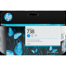HP 738 ciano Cartuccia d'inchiostro (498N5A)