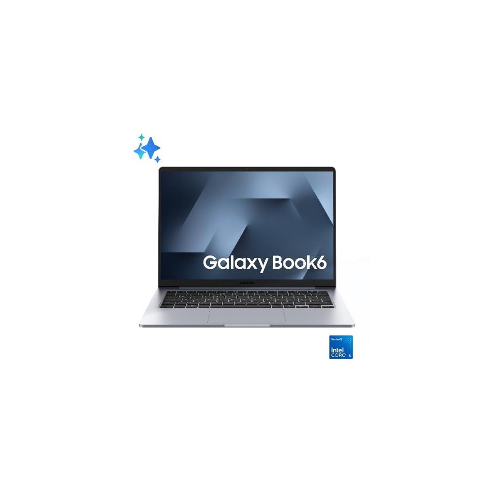 SAMSUNG GALAXY BOOK6 NP744VJK-KG1IT 14" INTEL CORE 5 315 RAM 16GB-SSD 512GB NVMe-INTEL GRAPHICS-WI-FI 6-WIN 11 PROF GRIGIO