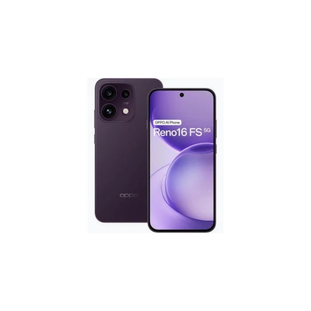 OPPO RENO 16 FS 5G DUAL SIM 6.57" OCTA CORE 512GB RAM 8GB 5G VODAFONE ITALIA PURPLE BLACK