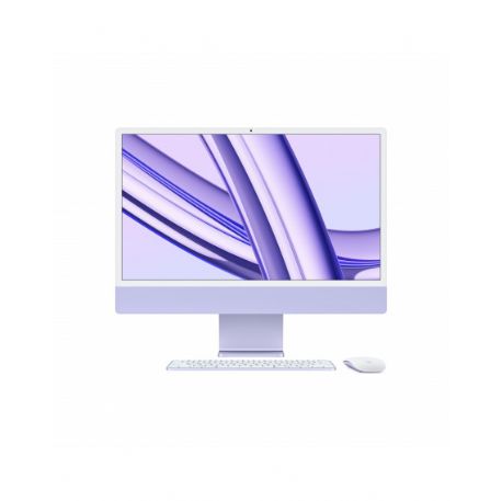 iMac viola - RAM 8GB di memoria unificata - HD SSD 256GB - Magic Mouse - Magic Keyboard con Touch ID - Italiano - Z19P|Z19P|1111
