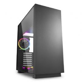 Sharkoon PC Gehäuse PURE STEEL Black RGB ATX schwarz - 4044951026616