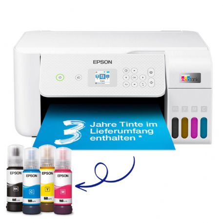 Epson EcoTank ET-2826 A4-Tintentank-Multifunktionsdrucker - C11CJ66406