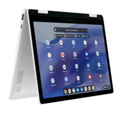 Image of SAMSUNG GALAXY CHROMEBOOK 2 360 XE520QEA-KB1IT 12.4" WQXGA TOUCH SCREEN INTEL CELERON N4500 RAM 8GB-eMMC 128GB-INTEL GRAPHICS-GOOGLE CHROME SILVER
