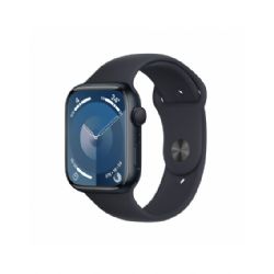 Image of Apple Watch Series 9 GPS 45mm Midnight Aluminium Case with Midnight Sport Band - S/M - MR993QL/A